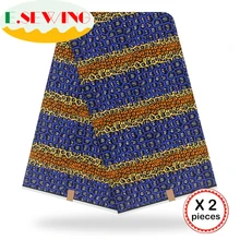 Анкара африканская вощеная ткань принтом 12 ярдов хлопок настоящий голландский воск Гана нигерийский стиль для шитья африканские платья одежда 13