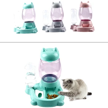 

Automatic Cat Feeder Pet Drinking Bowl Food Water Dispenser Large Capacity Cats Dogs Feeding Bowls Auito Feeder Device
