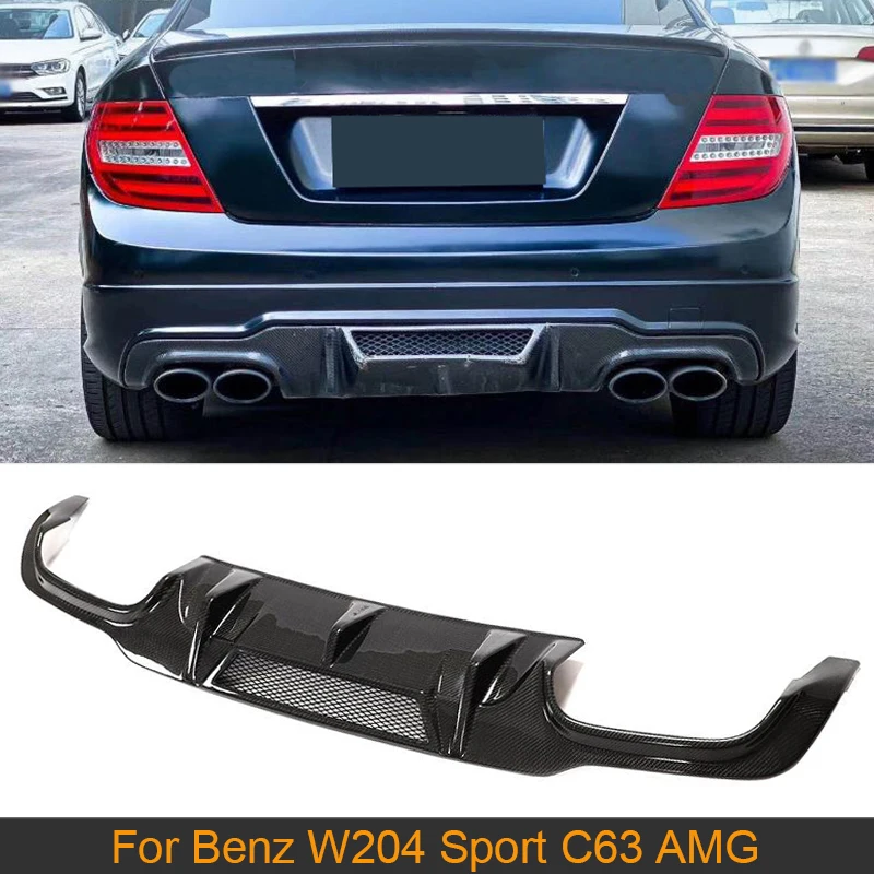 W204 Rear Bumper Diffuser for Mercedes Benz C Class W204 C300 Sport C63