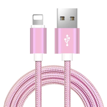 

0.25M 1M 1.5M 2M 3M Braided USB Charging Data Cable for iPhone 5 5S 5C 6 6S 7 8 Plus X XR XS MAX Mobile Phone USB Charger Cables
