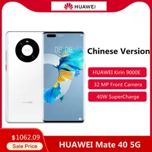 Original HUAWEI Mate 40 5G SmartPhone 6.5 inch OLED Kirin 9000E Octa Core 40W HUAWEI Super Charge Cellphone