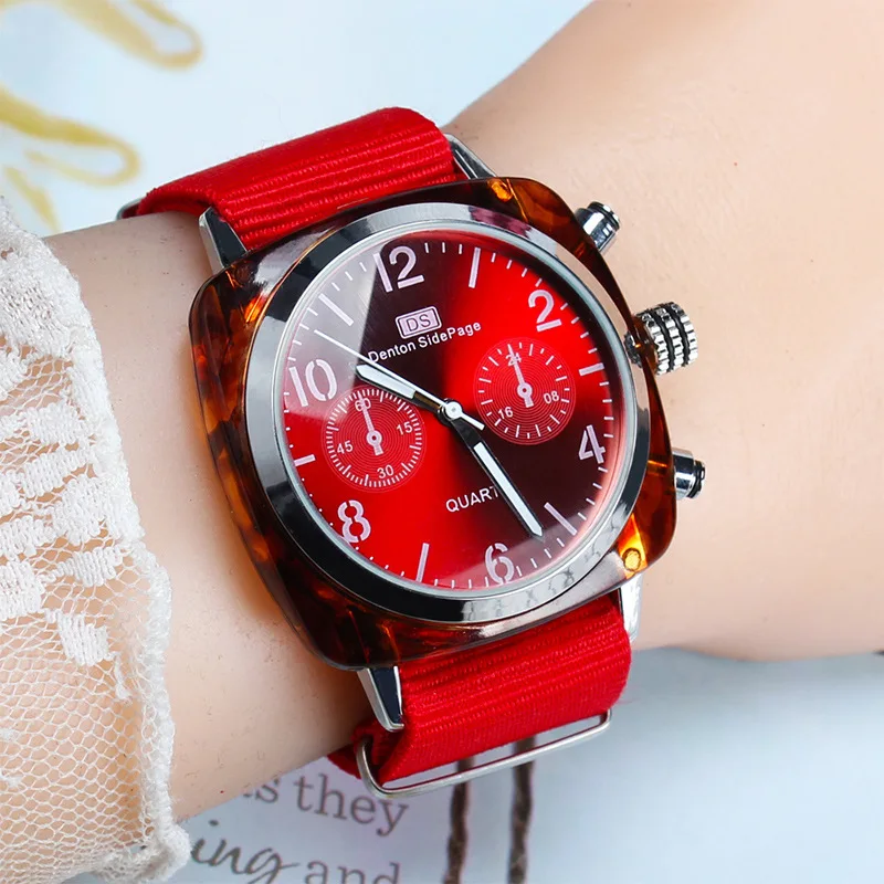 

Zhoudongyu DS Celebrity Style Female Students Watch Korean-style Fashion Night Light Nylon Tape Online Celebrity Hot Selling Wec