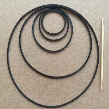

4Pieces/Lot Inner D:8mm Thickness:1mm Recorder Belts Walkman Repeater Deck Counter Belt