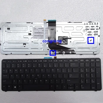 

95 % new Laptop English Keyboard for HP ZBOOK 15 ZBOOK 17 US Keyboard with frame with backlight with finger point black