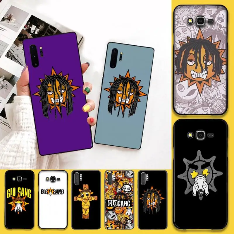 Чехол для телефона YJZFDYRM Glo Gang And Chief Keef Samsung Galaxy Note20 ultra 7 8 9 10 Plus lite J7 J8 2018 Prime |
