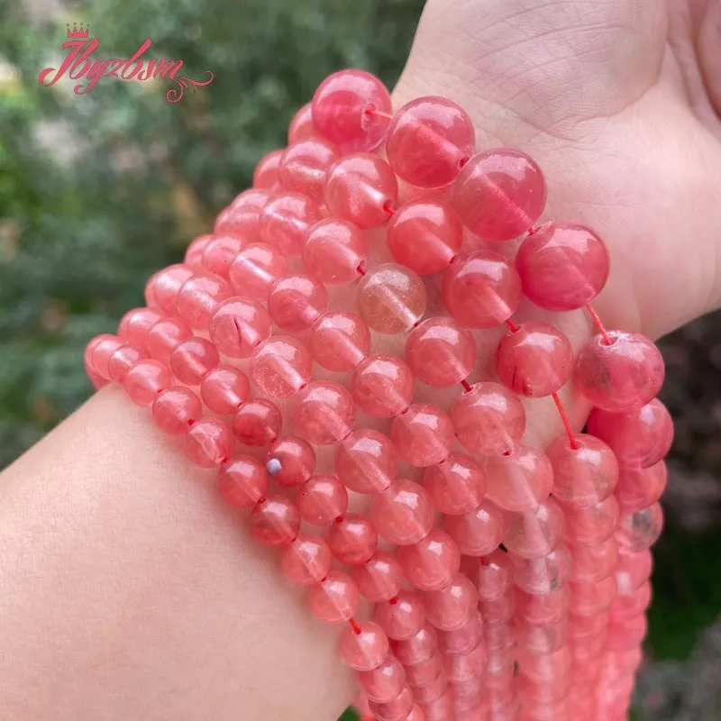 Wholesale mimic Red Coral Beads fastness Loose Round Stone Beads For  Jewelry Making Diy Bracelet Necklace 6/8 mm Strand 15