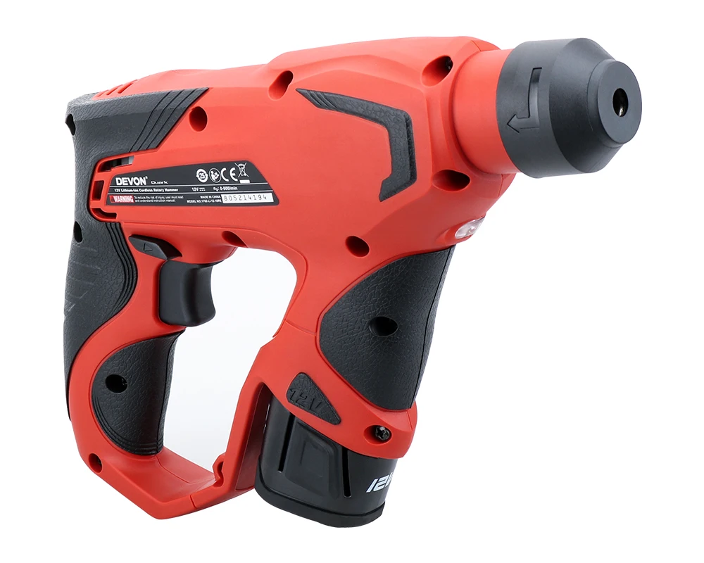 DEVON 12V Аккумуляторный поворотный молоток литий-ионный электрический ...