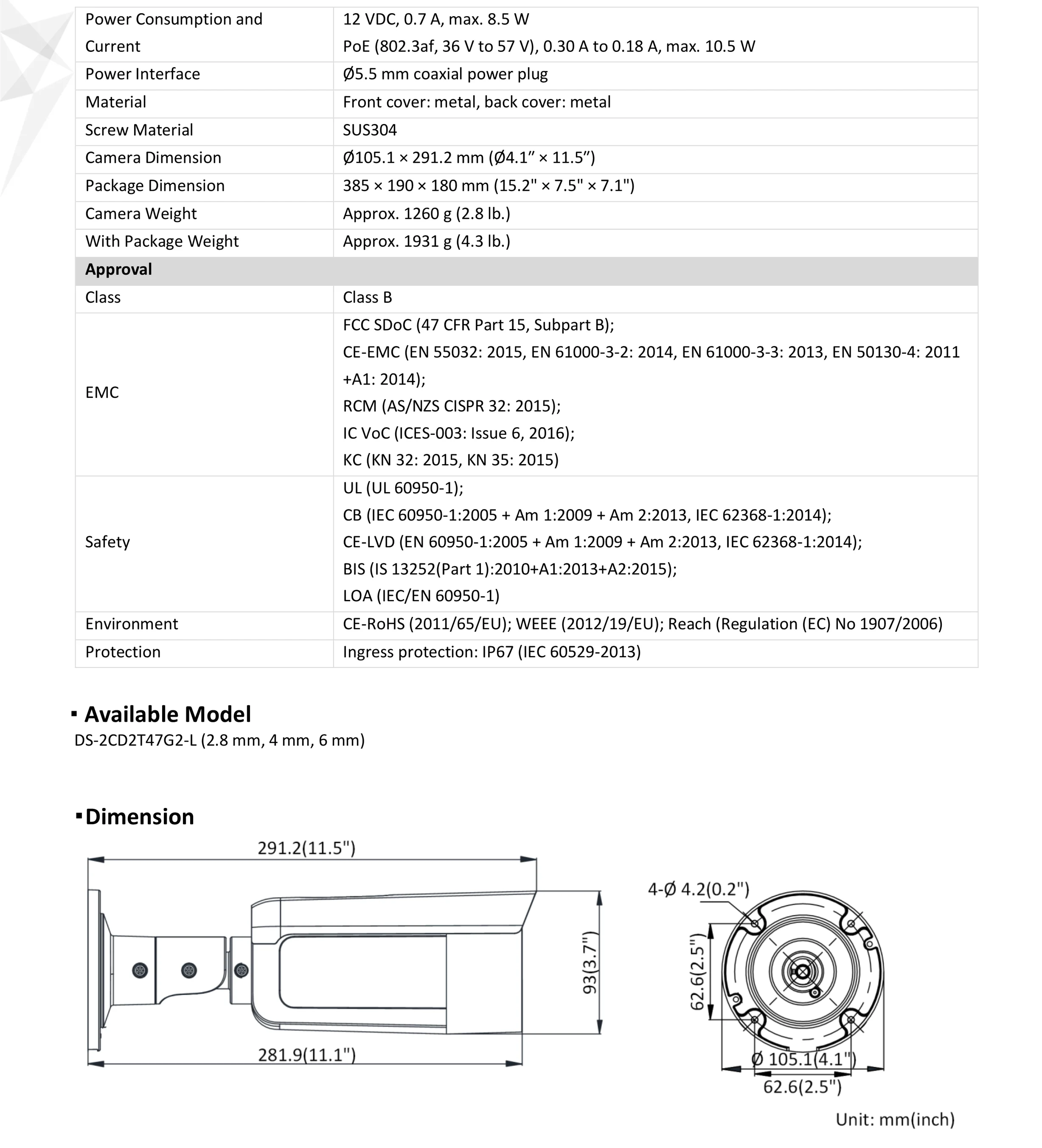 Original Hik Ds 2cd2t47g2 L Replace Ds 2cd2t47g1 L 4mp Colorvu Bullet Network Cctv Camera Poe H 265 Ip Camera Full Time Color Surveillance Cameras Aliexpress