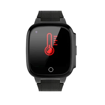 

New 4G Kids Smart GPS Tracker Watches Body Thermometer Waterproof Camera Video Call the Aged Tracker Clock T8W