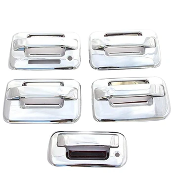 

Chrome Door Handle & Tailgate Covers with Keypad & W/O Psg Keyhole for 2004-2014 Ford F-150 F150 (4 Doors)
