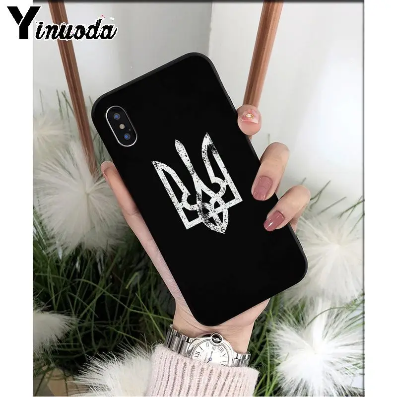 Yinuoda Ukraine Flag TPU Soft High Quality Phone Case for Apple iPhone 8 7 6 6S Plus X XS MAX 5 5S SE XR 11 11pro max Cover