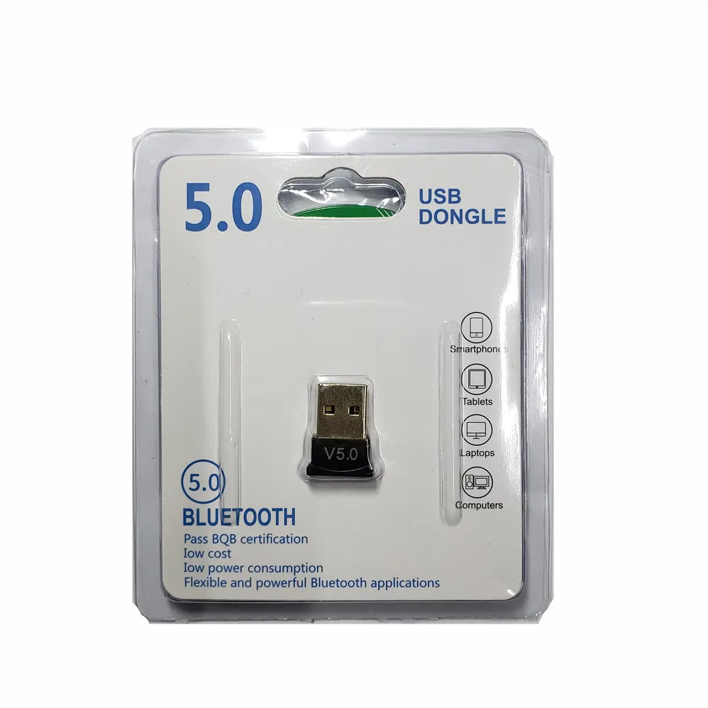 800 шт. USB Bluetooth 5,0 адаптер передатчик Bluetooth приемник аудио V5.0 Bluetooth беспроводной ключ для компьютера ПК ноутбука