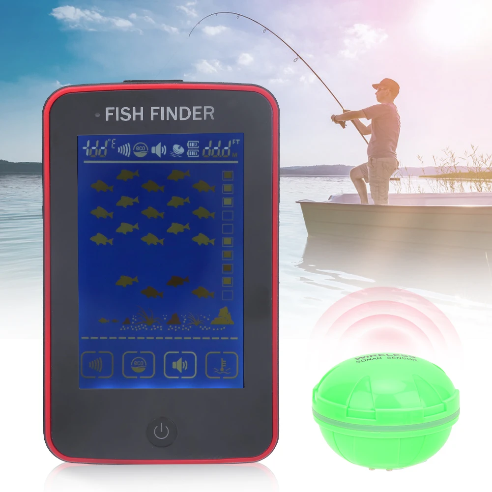 Outdoor High Definition Underwater Wireless Touch Screen Fish Finder