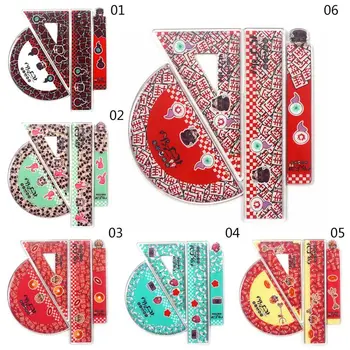 

4 Pcs/Set Anime Toilet Bound Hanako Kun Nene Yashiro Printed Acrylic Ruler Student Measuring Straight Scale Stationery Gifts