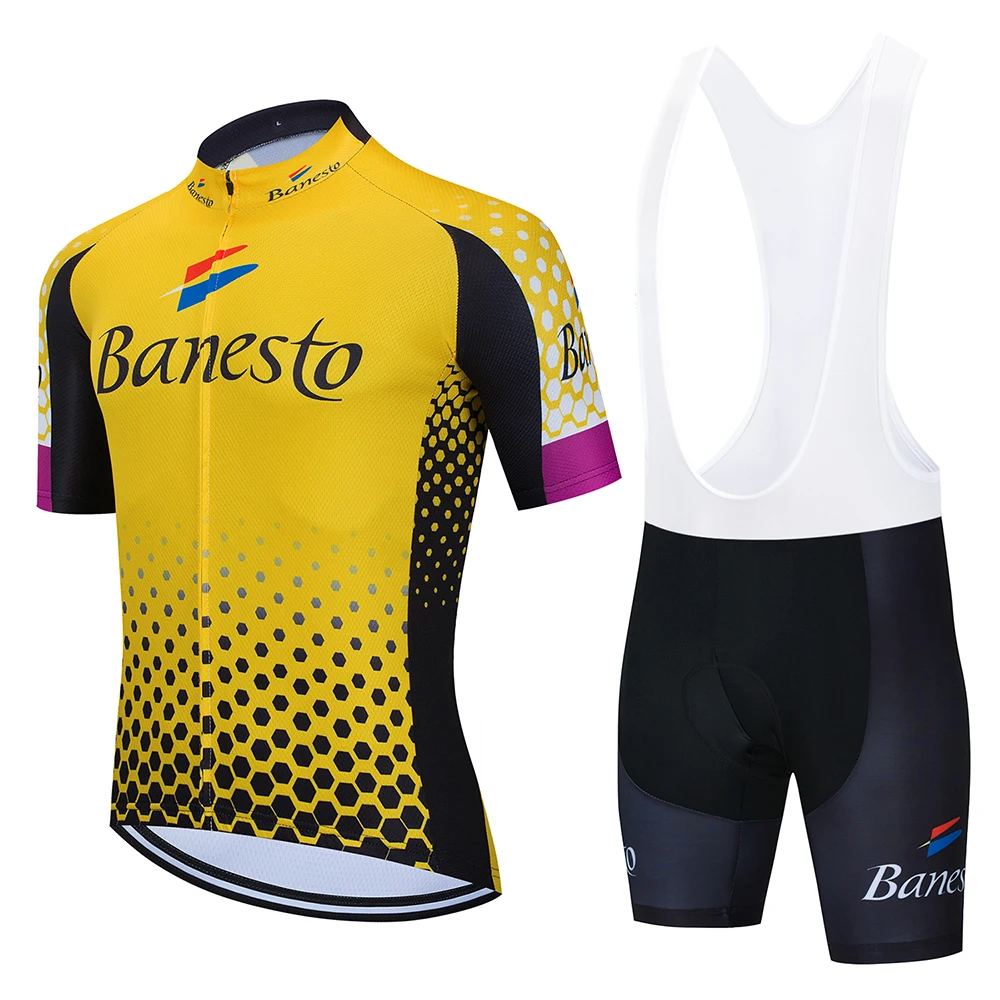 

2020 Banesto Cycling Team jersey Bicycle Clothes pants suit men summer pro 9D CYCLING Shorts shirts Maillot Culotte wear