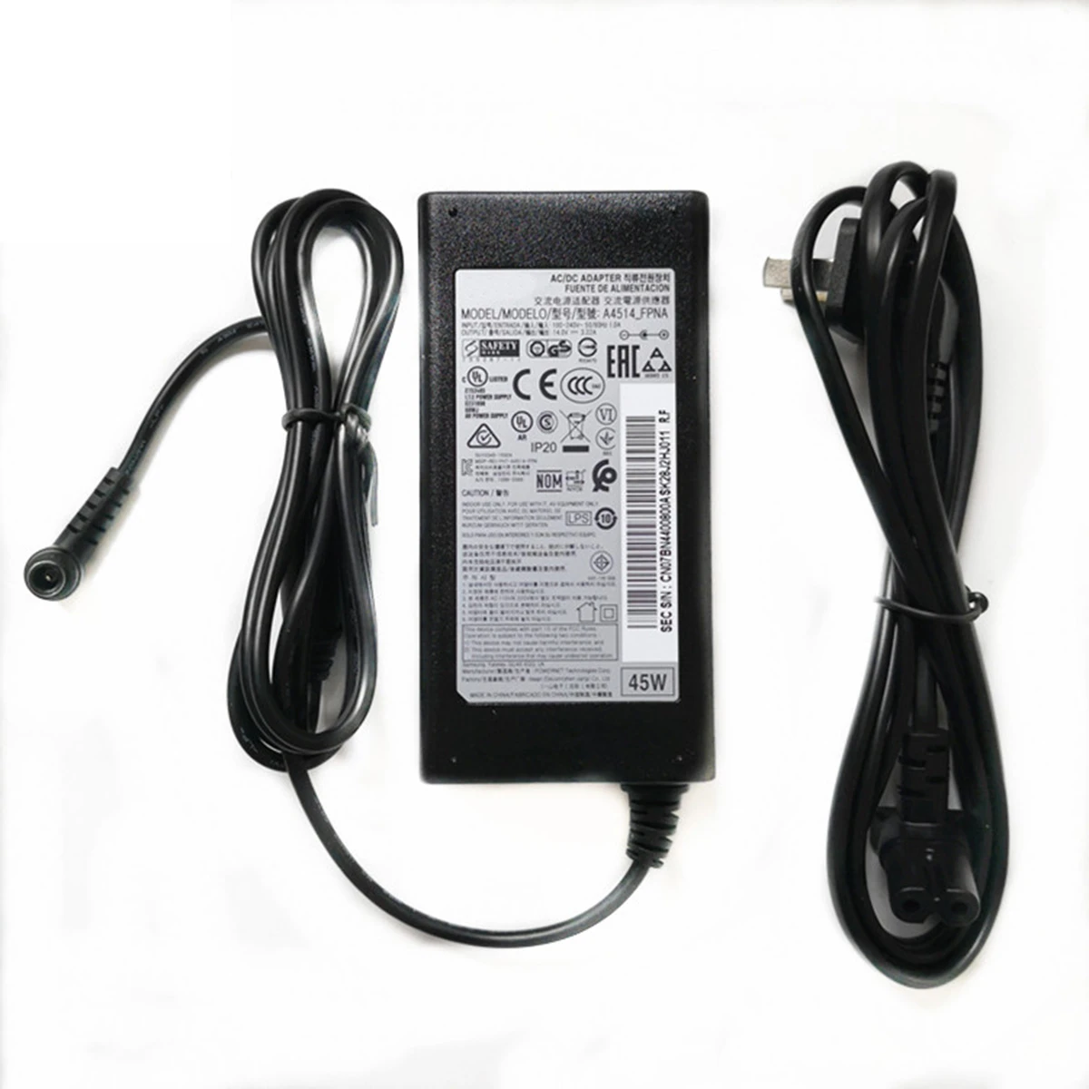 Genuine Original Samsung AC Adapter 45W 14V 3.22A Power Supply Charger A4514_FPN