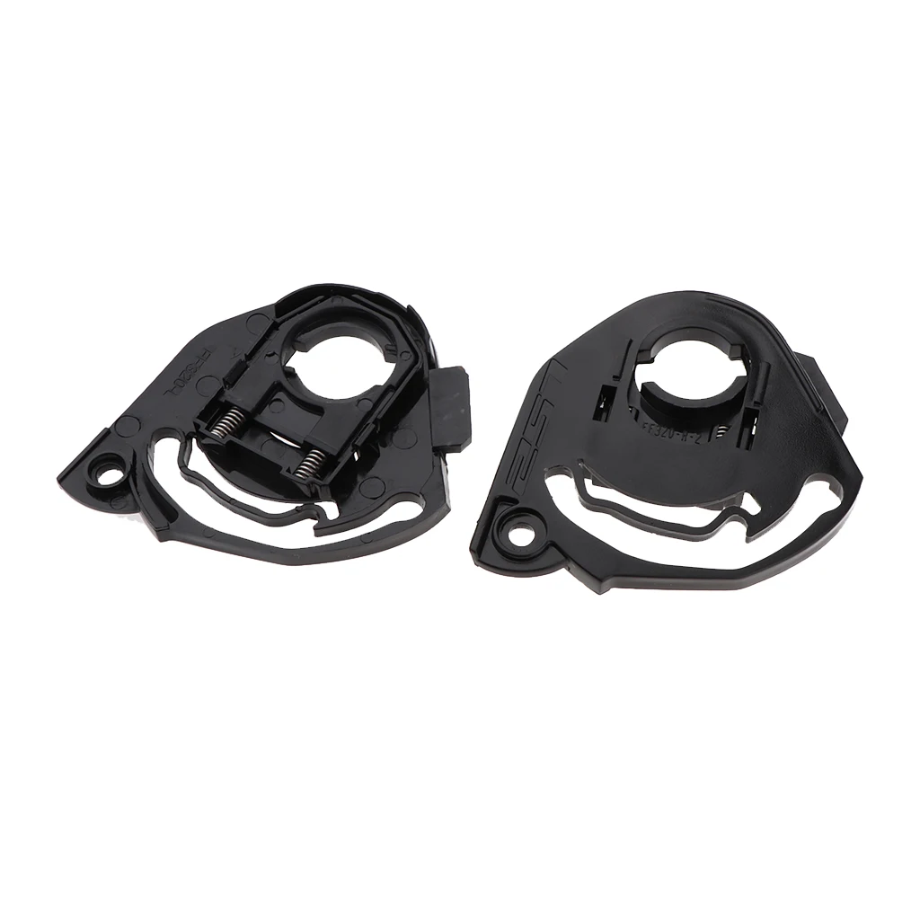MagiDeal 2Pcs Helmet Shield Visor Gear Plate Set for LS2 FF320 FF328