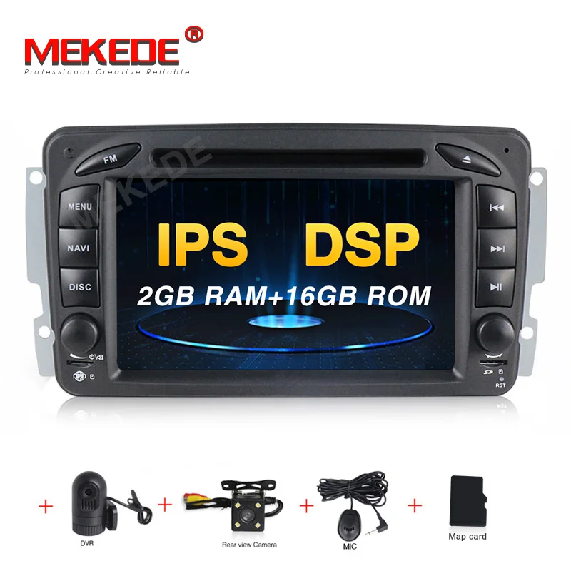 

MEKEDE IPS DSP PX30 7"Android 9.0 Car DVD Player For Mercedes Benz CLK W209 W203 W463 W208 Wifi GPS BT Radio Stereo audio media