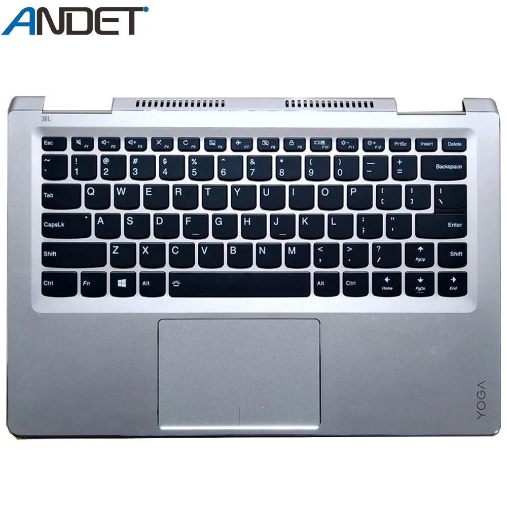 95% для lenovo Yoga 710-14ISK 710-14 Упор для рук США клавиатура верхний чехол с подсветкой