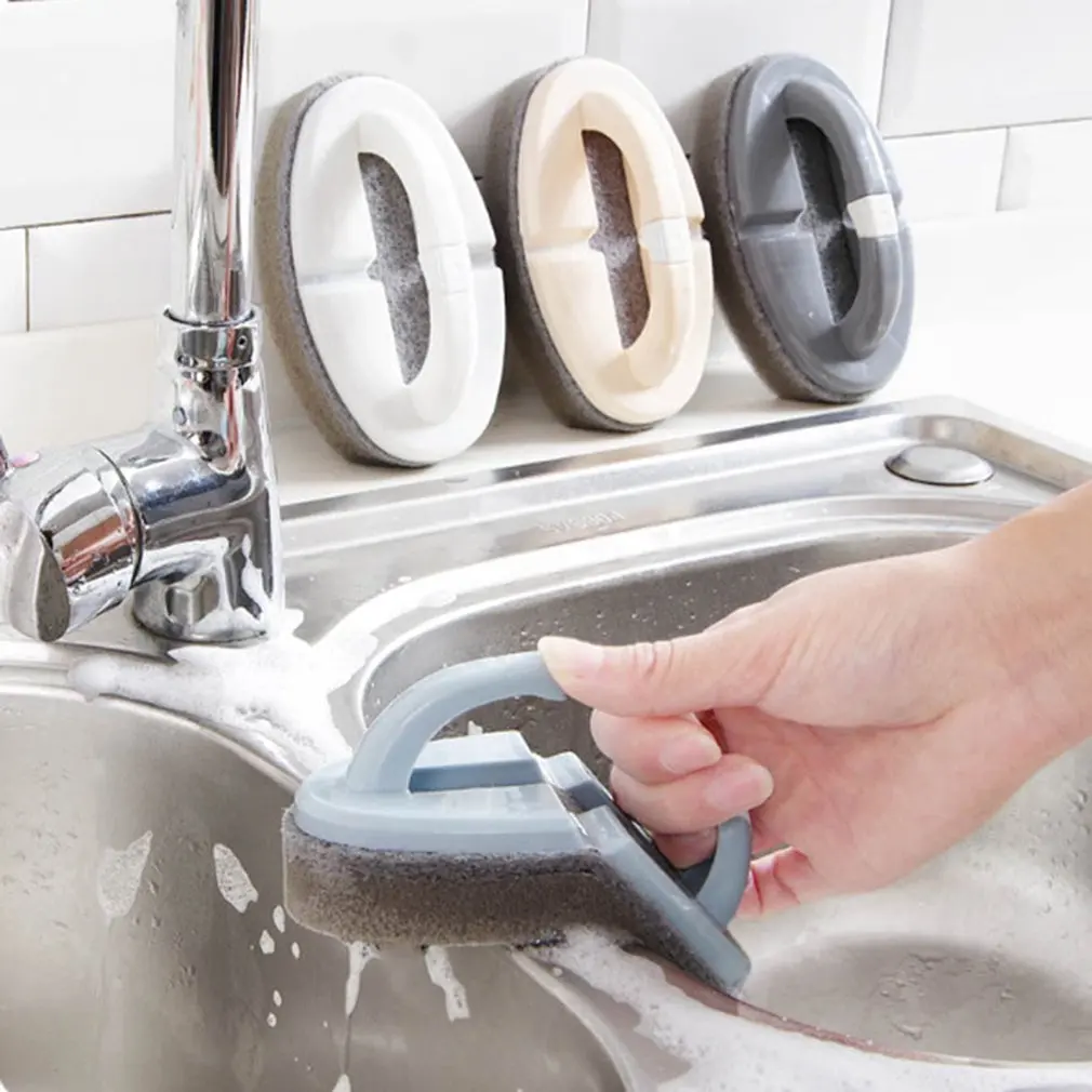 Практичная губчатая щетка для ванной посуды кухонная Чистящая Щетка аксессуары для плитки интенсивное очищение