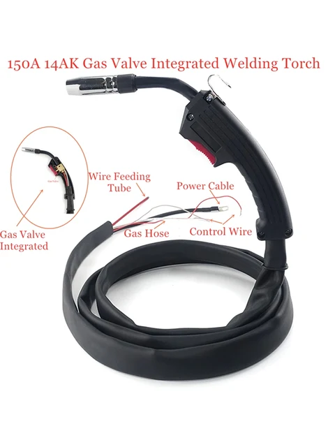 Per Panasonic Tipo 350A MIG MAG Torcia Di Saldatura Raffreddata Ad Aria Diffusore Di Ga 96724219 - Foto 3