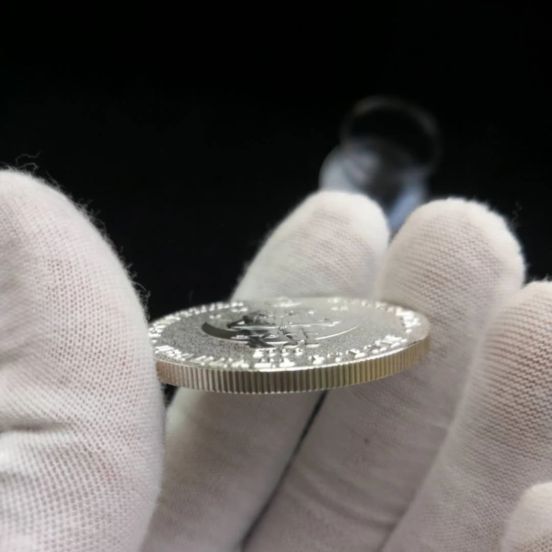 Мусульманская религия вера круглая Посеребренная сувенирная монета Арабский исламский мусульманский Саудовский Аравийский памятные монеты коллекционные монеты