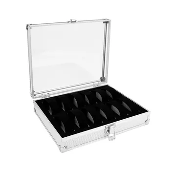 

Aluminum Alloy Watch Display Box Large Capacity Watch Storage Organizer Bracelet Display Case Storage Case Box