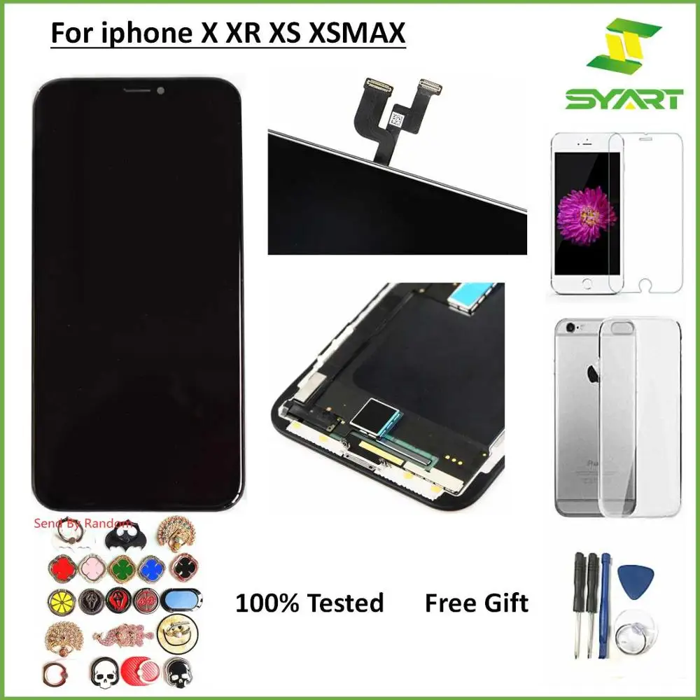 TFT OLED LCD Screen For iphoneX XS XR XSMAX LCD Display Touch Screen Digitizer Assembly For iPhone X XS XR XS MAX With Holder