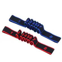 HiMISS, 8 отверстий, эластичная веревка для йоги, Растяжка мышц, регулируемый ремень безопасности, веревка для йоги, полиэстер, хлопок