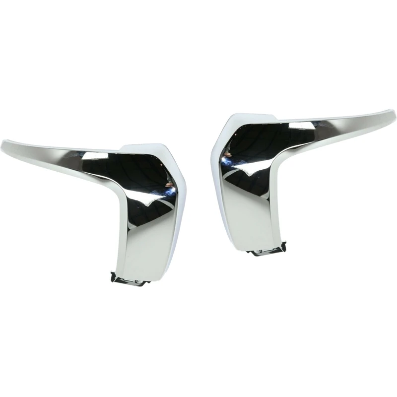 2Pcs Car Bumper Face Bar Trims Molding for Mitsubishi Outlander 2016-2018 6407A145 6407A146 | Автомобили и мотоциклы