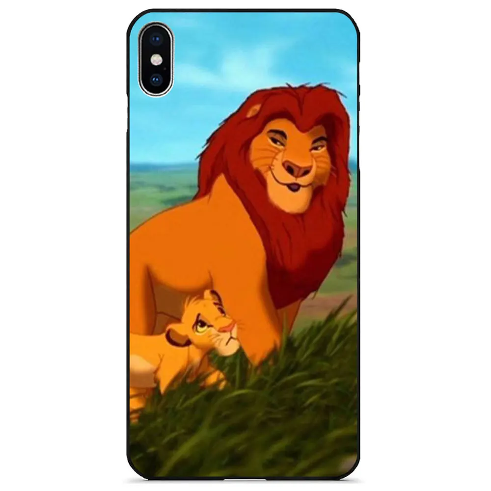 P0223D Милый мультяшный силиконовый чехол для iphone xr x xs max 8 plus 7 7plus 6 6s 11 pro max THE LI0N KING анти-осень мягкий чехол на заднюю панель телефона - Цвет: P0223D