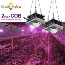 2* COB светодиодный светильник для выращивания растений 150 Вт 4000 к полный спектр Крытый Фито светодиодный светильник для роста растений палатка садовый фитолоампия семена цветка выращивания