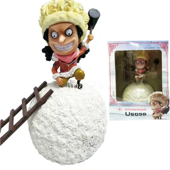 

30cm One Piece Figure Usopp Snowman Showhand Action Figure Anime PVC Collectible Model Toy Gifts