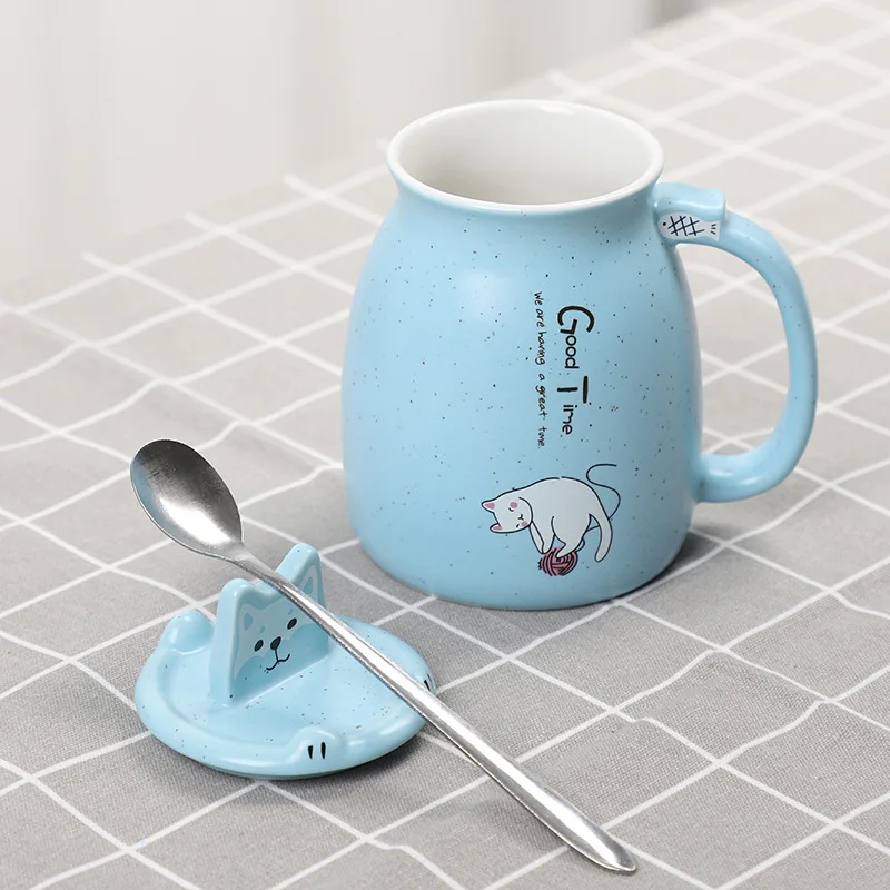 Кружка с милым котом термостойкая креативная многофункциональная мультяшная