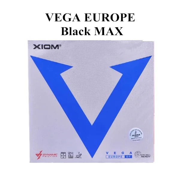 Black Max XIOM VEGA Европа DF Настольный теннис резиновая губка для пинг понга Tenis De Mesa - Цвет: Black Max
