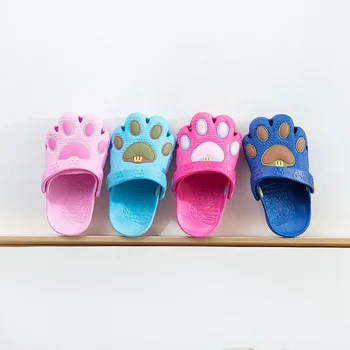 

Summer Children Beach Slipper Kids Cute Garden Shoes Anti-slip Soft Sole Crib Shoes Cartoon Closed-toe Sandals