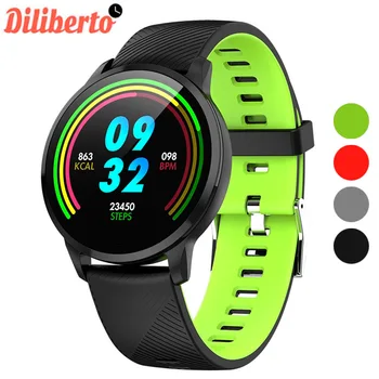 

Diliberto S16 Smart Watch Fitness Tracker Heart Rate Blood Pressure Monitor Pedometer with Camera Support SIM TF Card