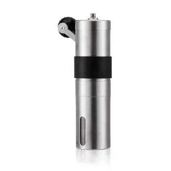 

Creative Hand Crank Stainless Steel Coffee Grinder Silicone Stainless Steel Grinder Coffee Machine 40G Capacity