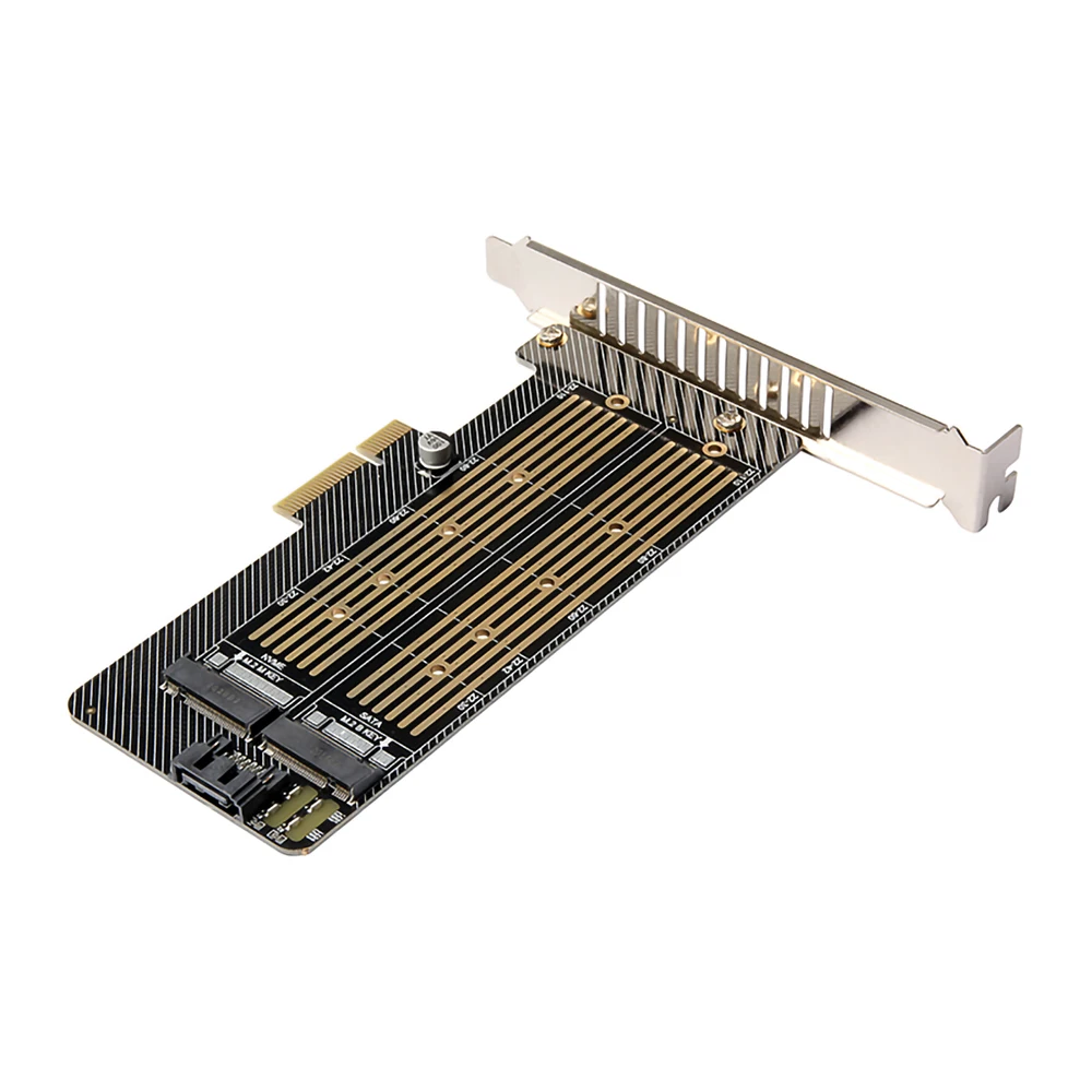 PCI-E X4 to M.2 NVME&ampNGFF Adapter Card SSD Converter Compatible with X4/X8/X16 Support for NVME Protocols | Компьютеры и офис