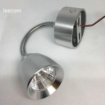 

Focos Led Real 2018 New Flexible Pipe 3w/5w Spot Led Cob Ceiling Light Picture Spots Lamp Adjustable Lighting Hotel Living Room