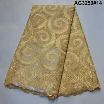 

New Arrival 100% Cotton Stone African Dry Lace Fabric Nigerian Lace Fabric 2020 High Quality Swiss Voile In Switzerland SW200108