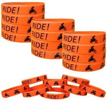 300 шт Вечерние силиконовые браслеты для грязного велосипеда, персонализированные резиновые браслеты, спортивные подарки, DHL A