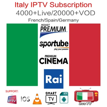 

1 Year Iptv Italy Subscription Ita Spain France Germany Poland Italia Support Tv Box Smart Tv Enigma2 Iptv Box Android 7000+Live