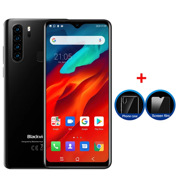 A80Pro Black Kit Глобальная версия Blackview A80 Pro Quad камера заднего вида, четыре ядра, 4 Гб+ 64 ГБ, мобильный телефон, 6,49 'Капля воды, 4680 мАч, 4G мобильный смартфон - Цвет: A80Pro Black Kit