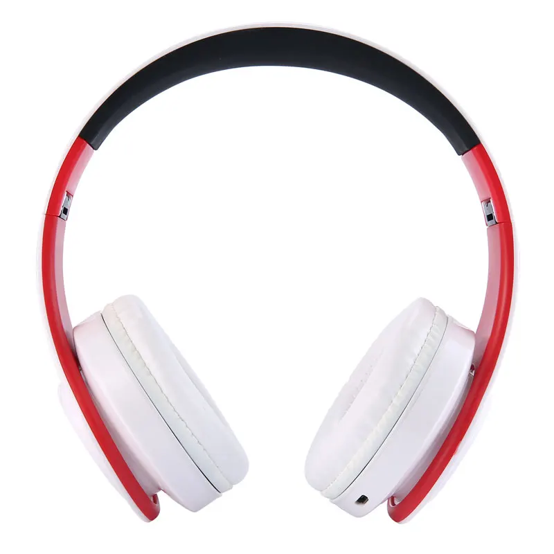 Красный Игровые наушники Bluetooth стерео наушники беспроводные bluetooth 4,0 гарнитура складные наушники с микрофоном для телефона iPhone PC - Цвет: Красный