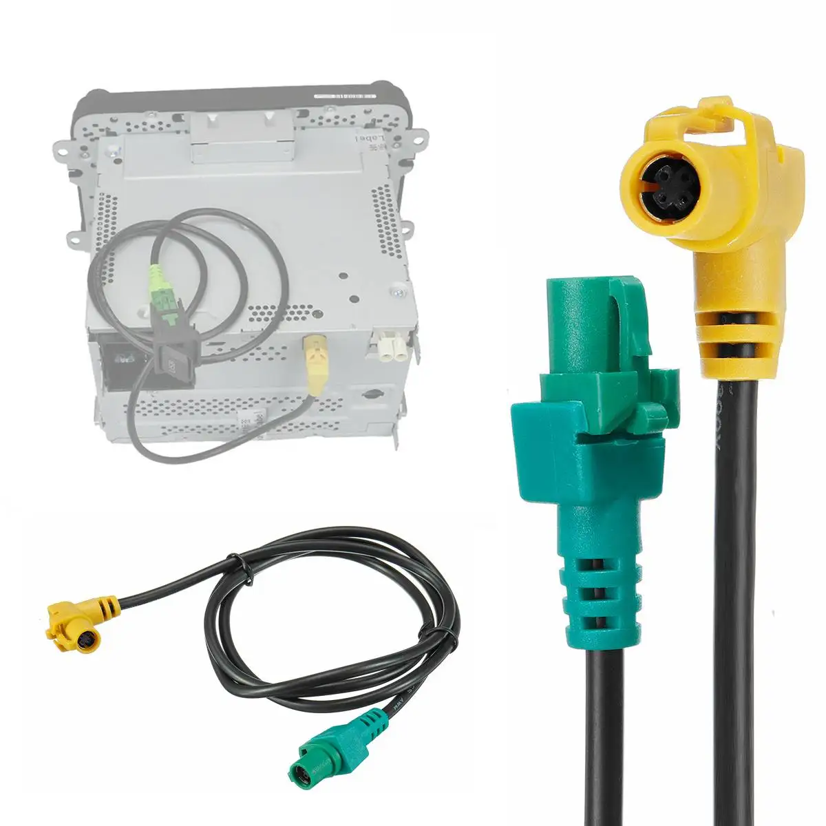 RCD510+ RCD310+ Автомобильный USB аудио кабель переключатель штекер Адаптер Комплект для VW для Passat B6 B7 CC Golf 6 для поло