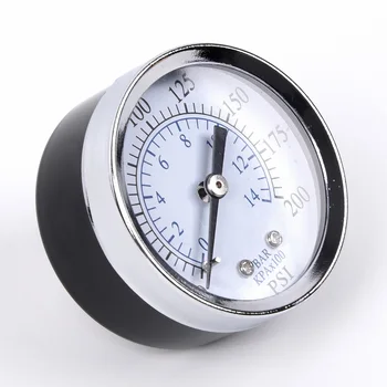 

2 Inches Air Compressor Pneumatic Hydraulic Oil Water Pressure Gauge 1/4 Inch NPT 0-200 PSI Pressure Gauge 0-14 Guages