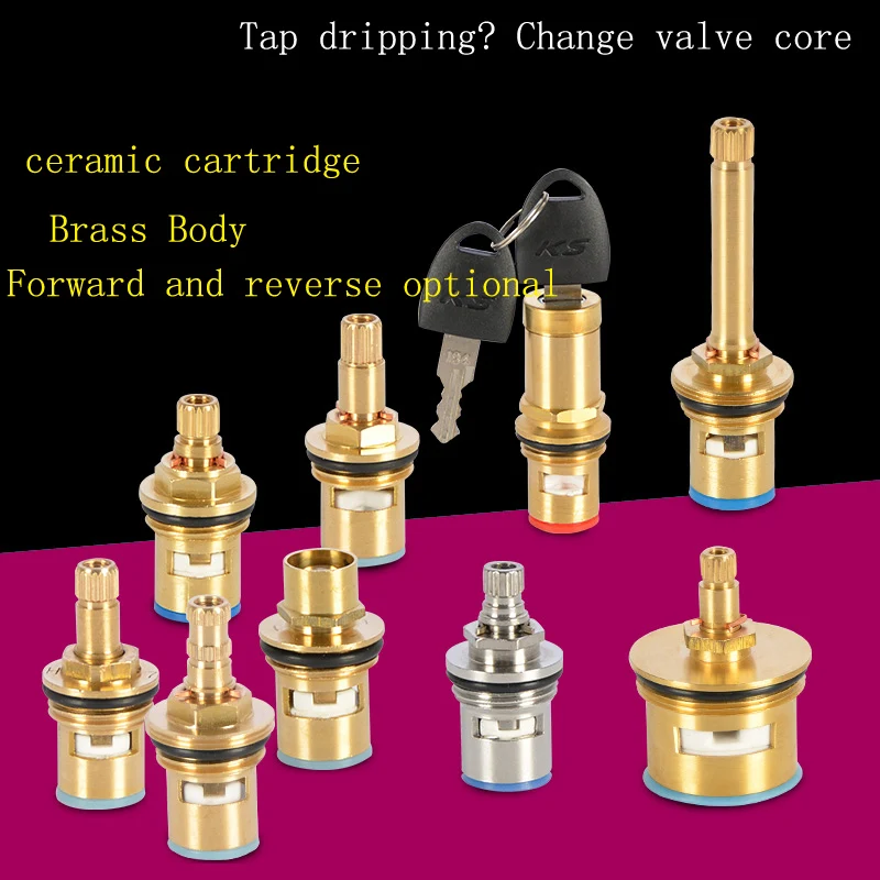 Faucet Valve Core All Copper Single Cold And Hot Faucet Quick Opening
