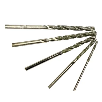 

10pcs/Set 0.8-4.0mm HSS Diamond Tipped Drill Bits For Metal Agate, Jade Gemstone Hand And Power Tool Accessories