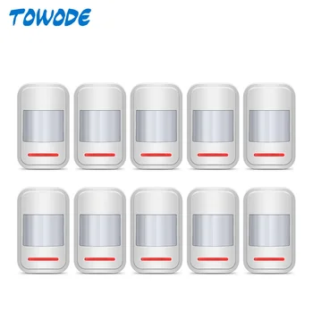 

10pcs Wireless Infrared PIR Detector Motion Sensor for KERUI G18 W1 W2 G25 K7WIFI GSM Home Security Alarm System